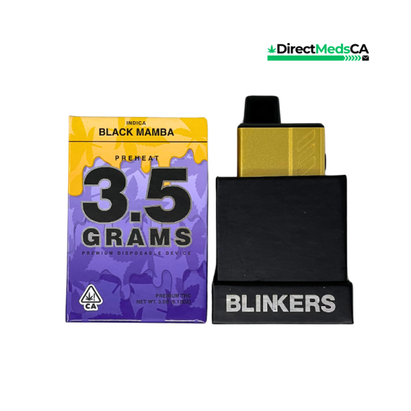 Blinkers (3.5g) - Black Mamba Indica - Image 2