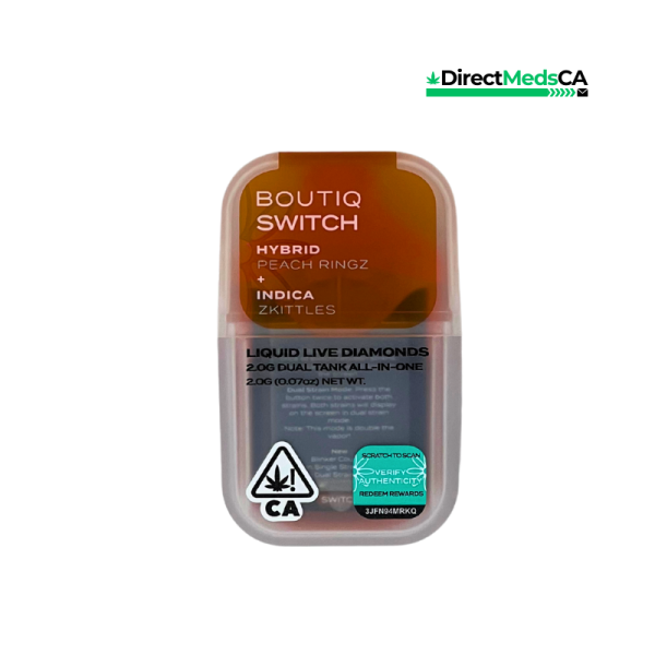 Boutiq Switch (2g) - Hybrid Peach Ringz + Indica Zkittles - Image 2